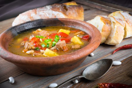 Soup with meat