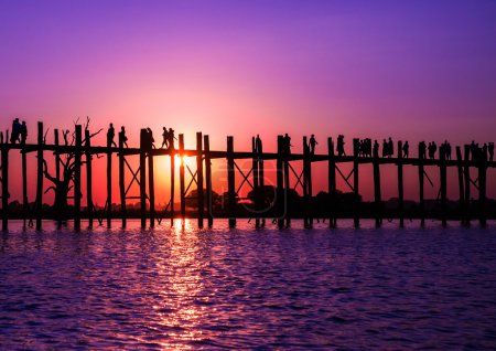 Bridge U-Bein teak bridge