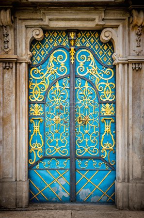 Old European-style doors