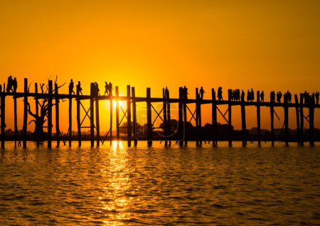 Bridge U-Bein teak bridge