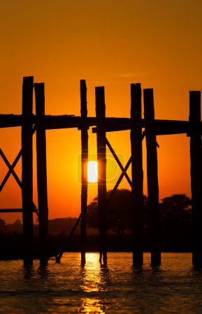 Bridge U-Bein teak bridge