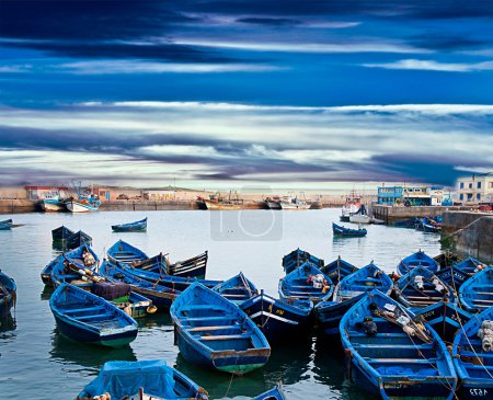 Fishing boats in Morocco
