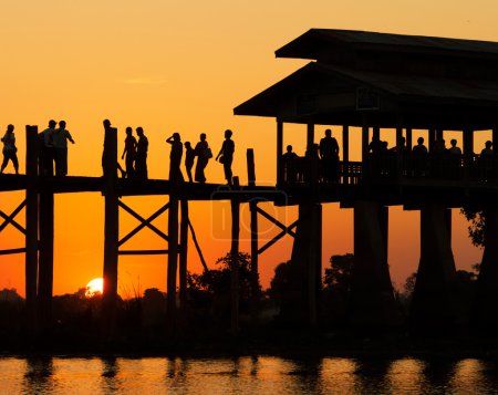 Bridge U-Bein teak bridge