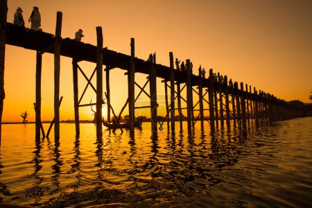 Bridge U-Bein teak bridge