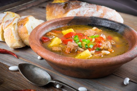 Soup with meat