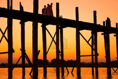 Bridge U-Bein teak bridge