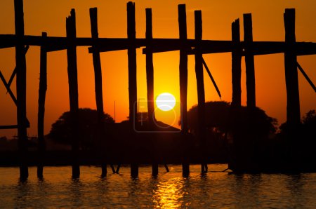 Bridge U-Bein teak bridge