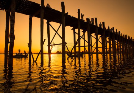 Bridge U-Bein teak bridge