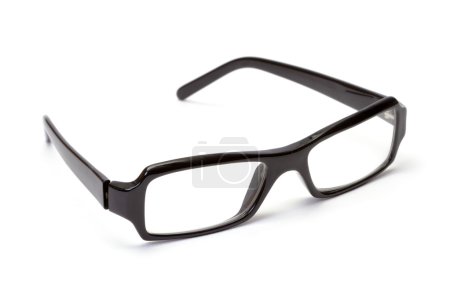 Black plastic glasses