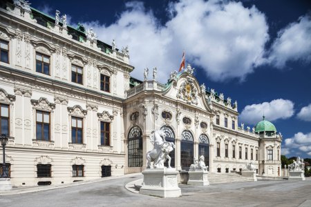 Upper Belvedere building in Vienna, Austria