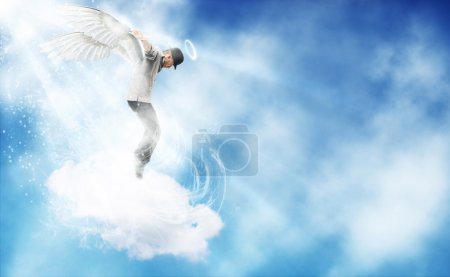 Dancing Angel in the sky