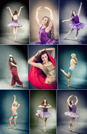 Female Dancer Collage