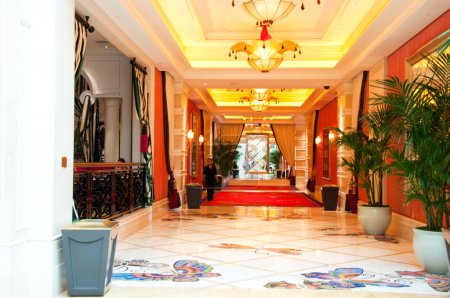Hall of the hotel