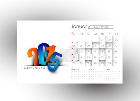 New Year Calendar 2015
