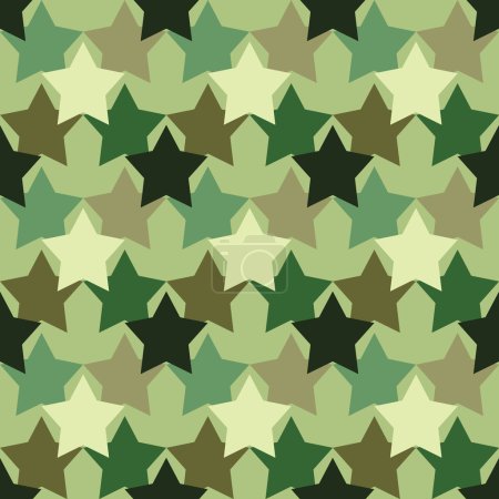 Camouflage pattern with the stars, background on February 23