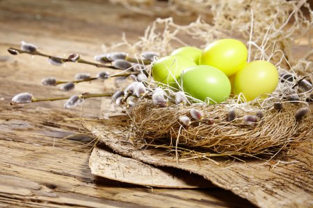 Easter basket with Eggs