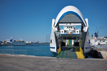 Transportation On The Sea - Large ferryboat