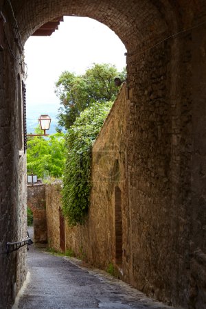 Narrow Alley With Old Buildings