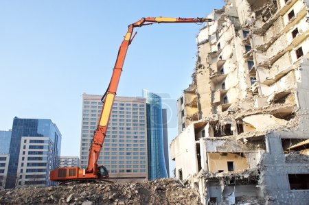 Demolition of an old building