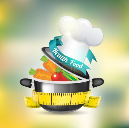 Health Food Icon vector illustration