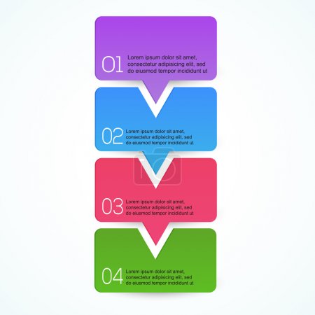 Modern Design template. Graphic or website layout vector