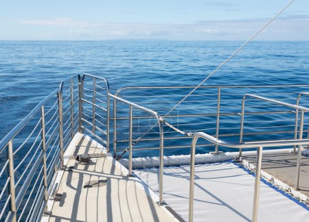 Ocean cruise yacht catarmaran railings
