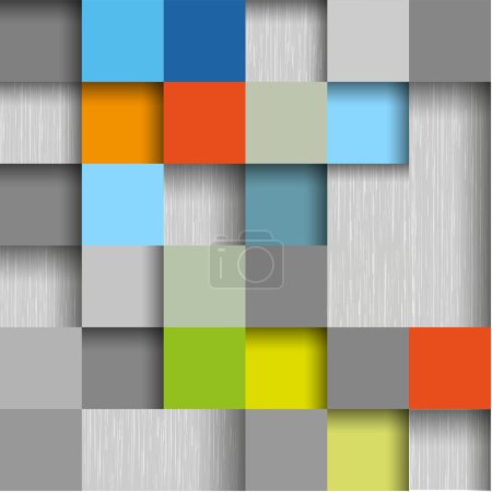Colored square design