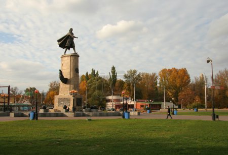 Monument to Peter the Great in Lipetsk, Russia