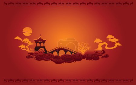 Vector of Abstract Chinese Background