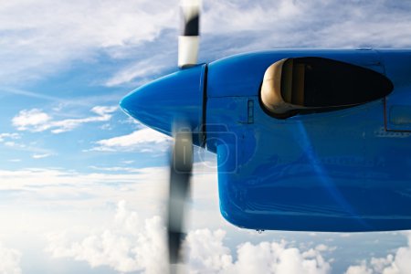 View through seaplane window