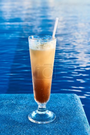 Cocktail near swimming pool