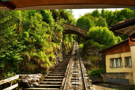 Funicular rail near Reichenbach