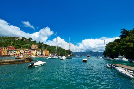 Portofino village on Ligurian coast
