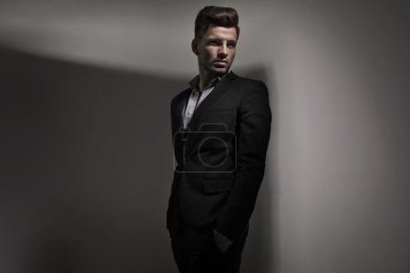 Fashion style photo of young guy