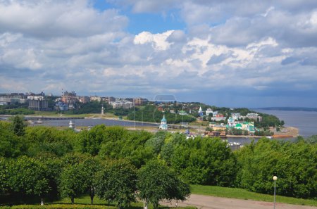Cheboksary, Chuvashia, Russia, summer.