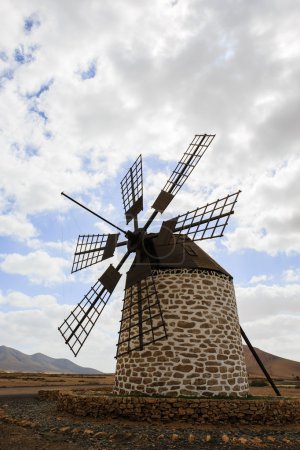 Windmill in Antiqua - Ferteventura in the Canary Islands, Spain
