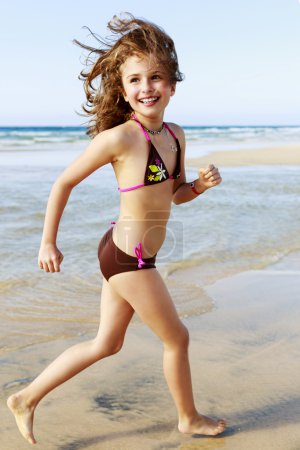 Summer joy - young girl enjoying summer