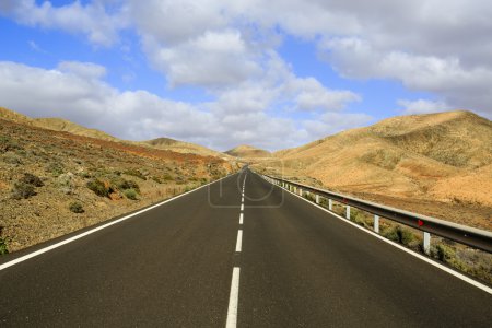 Travel, road - Fuerteventura, in the Canary Islands, Spain