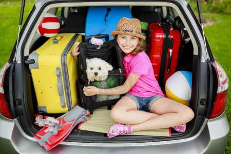 Summer holiday, Travel - family ready for the travel for summer 
