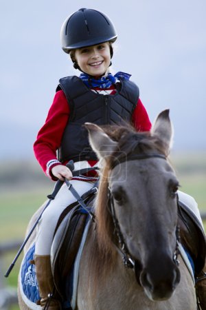 Horse riding - lovely equestrian girl