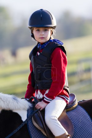 Horse riding - lovely equestrian girl