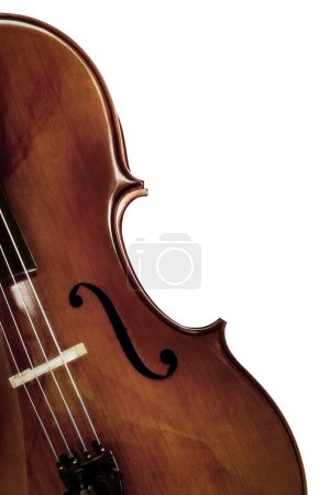 Cello over White