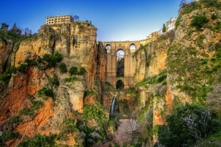 The village of Ronda in Andalusia, Spain. This photo made by HDR technic