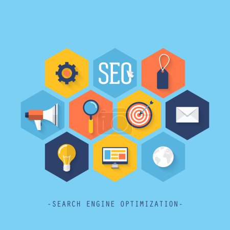 Infographics of website SEO optimization