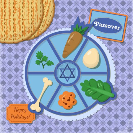 Jewish passover holiday elements
