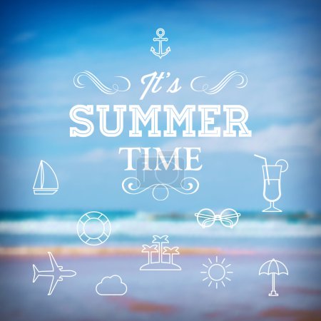 Summer holiday vacation poster