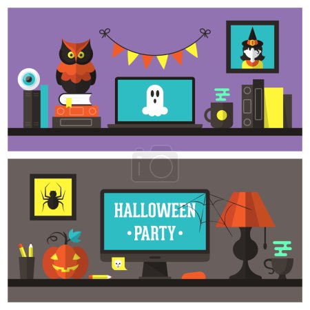 Banners for Halloween office party