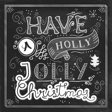 Christmas holiday greeting card