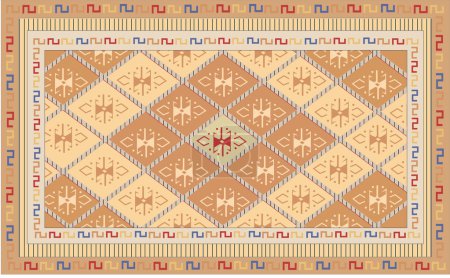 Oriental carpet vector