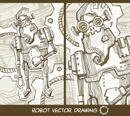 robot. Vector Illustration